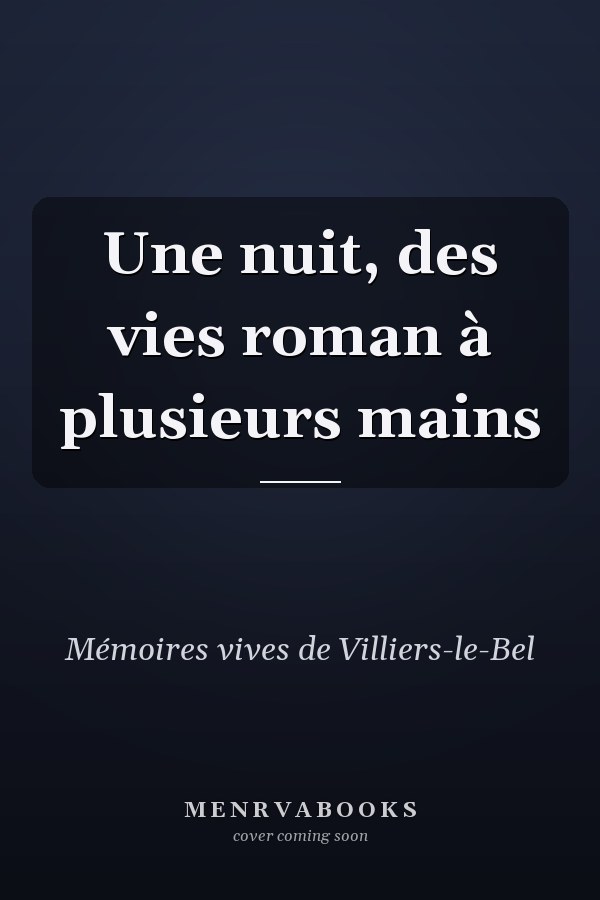 Une nuit, des vies roman à plusieurs mains