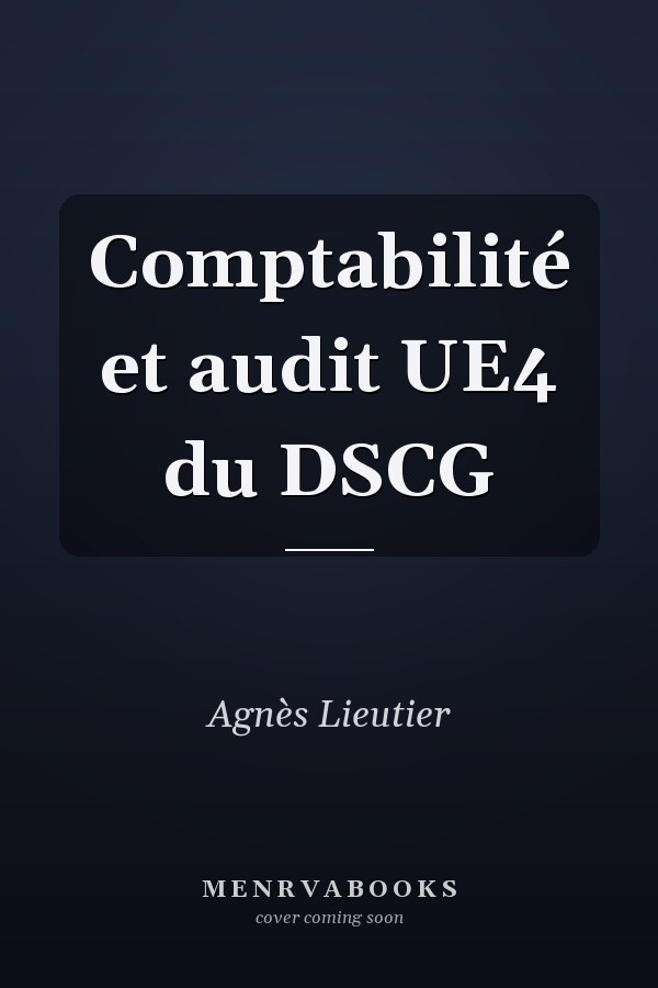 Comptabilité et audit UE4 du DSCG