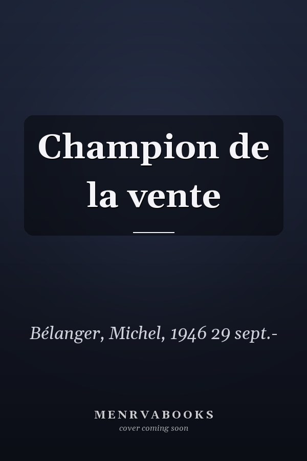 Champion de la vente