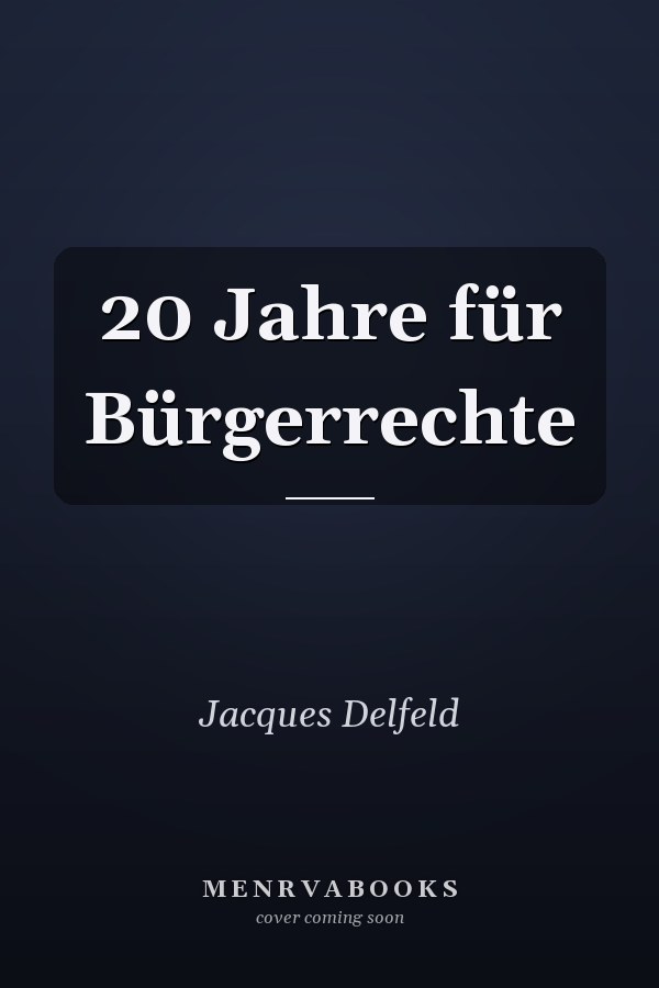 20 Jahre für Bürgerrechte