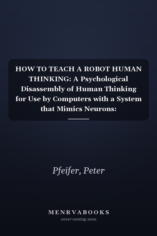 HOW TO TEACH A ROBOT HUMAN THINKING: A Psychological Disassembly of Human Thinking for Use by Computers with a System that Mimics Neurons: Sense-Machine