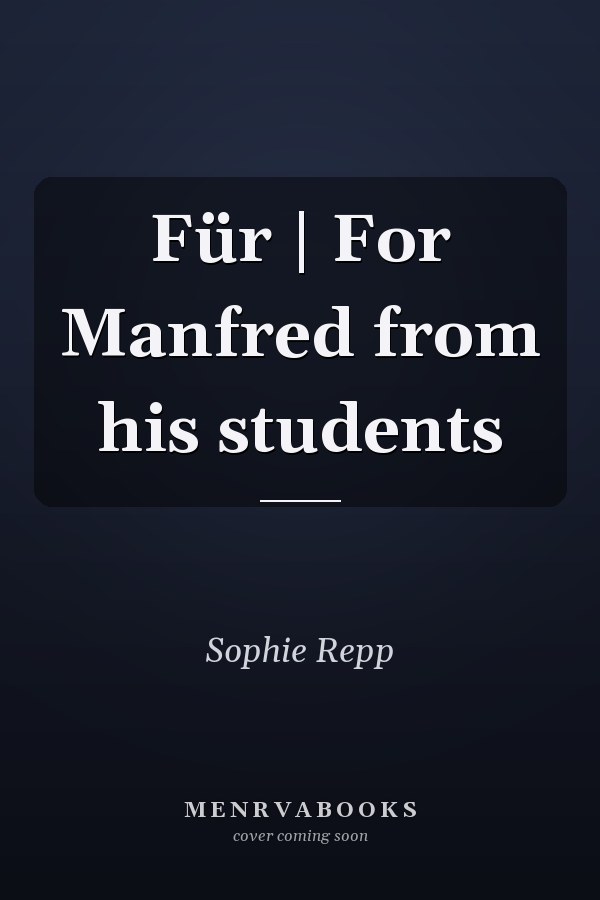 Für | For Manfred from his students