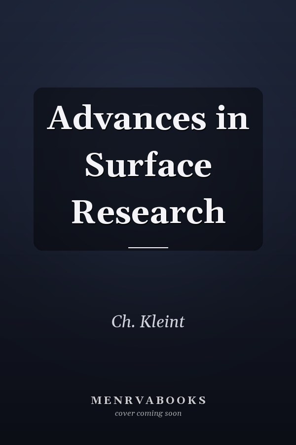 Advances in Surface Research