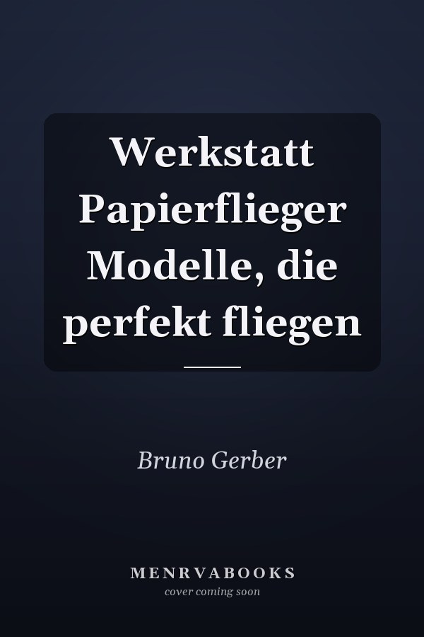 Werkstatt Papierflieger Modelle, die perfekt fliegen
