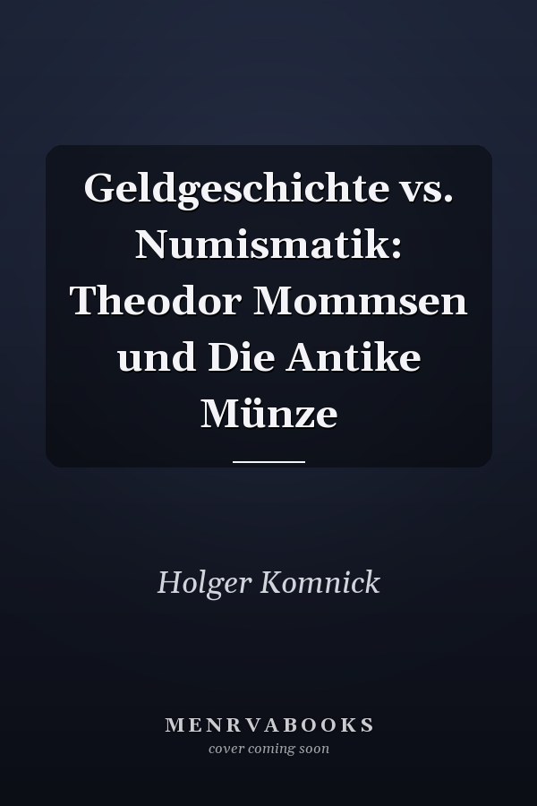 Geldgeschichte vs. Numismatik: Theodor Mommsen und Die Antike Münze