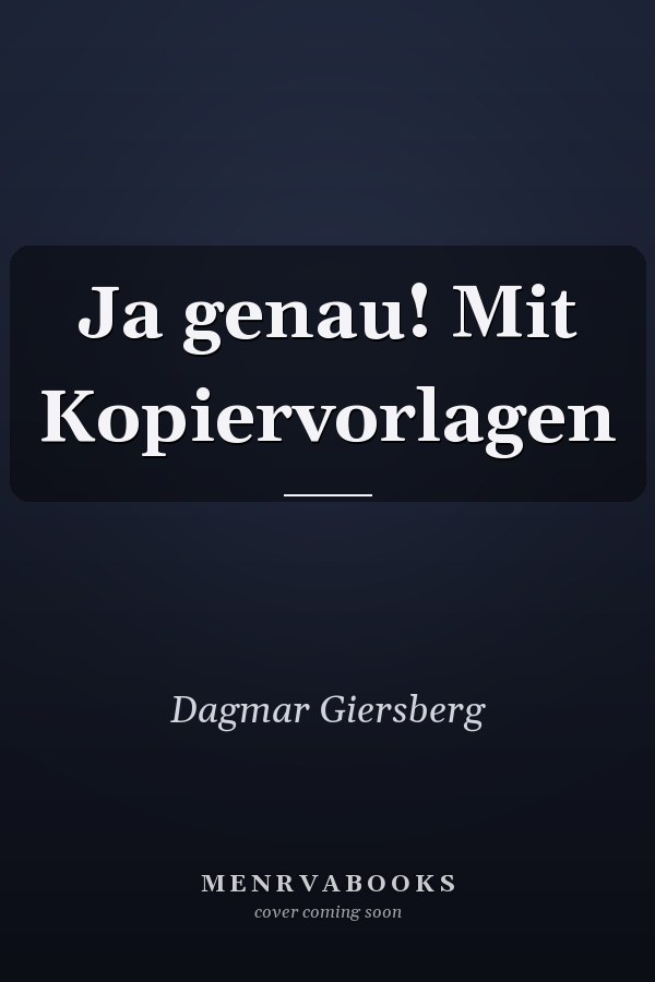 Ja genau! Mit Kopiervorlagen