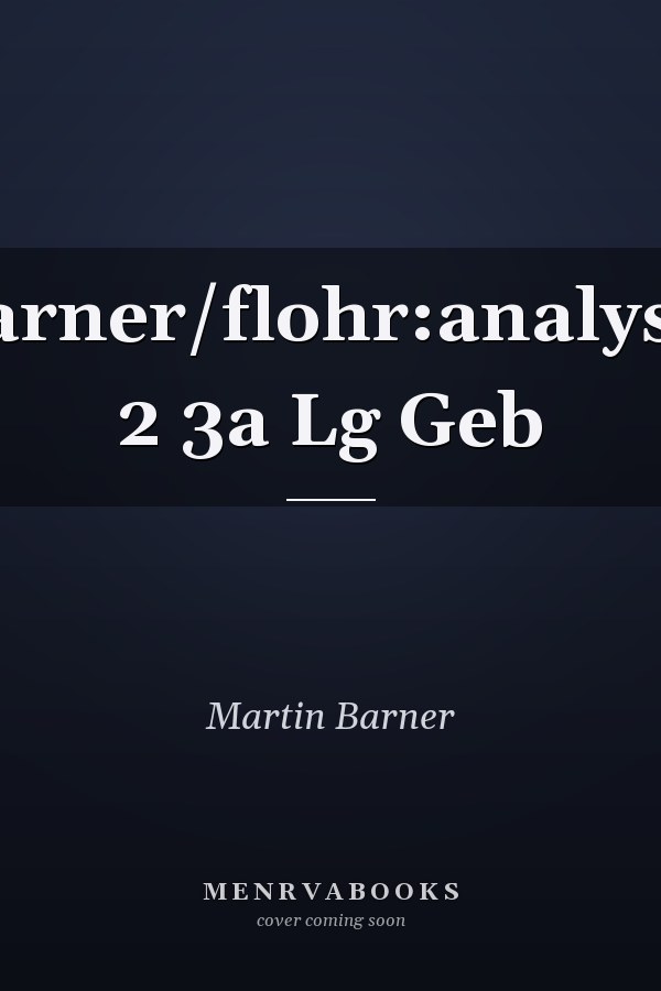 Barner/flohr:analysis 2 3a Lg Geb