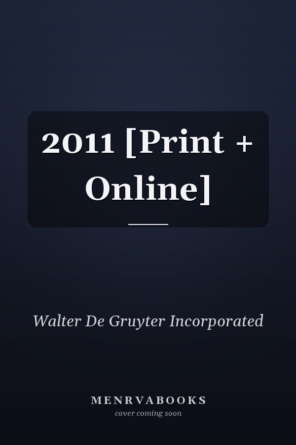 2011 [Print + Online]