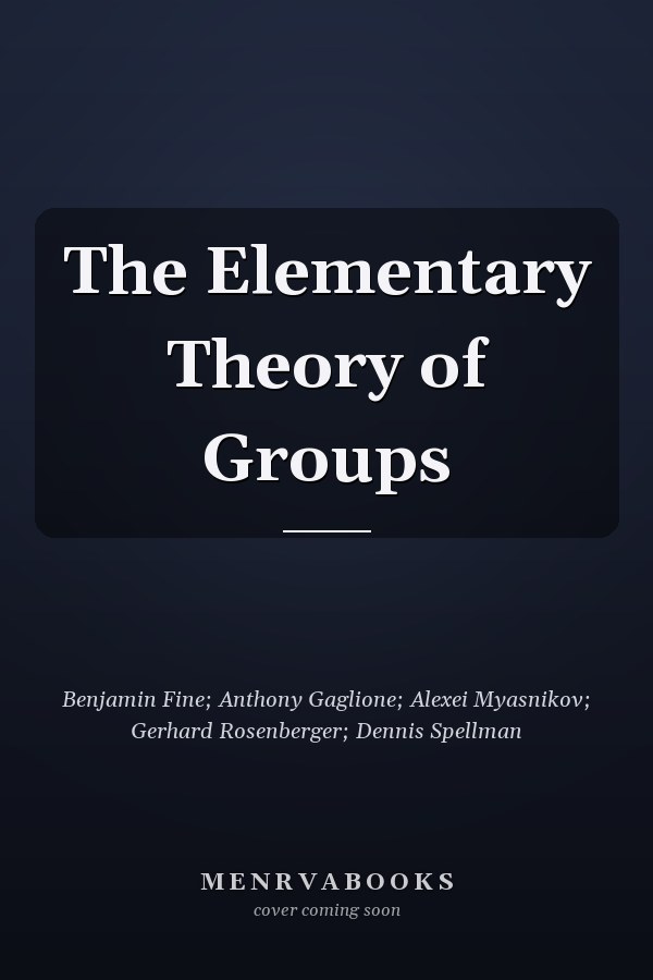 The Elementary Theory of Groups