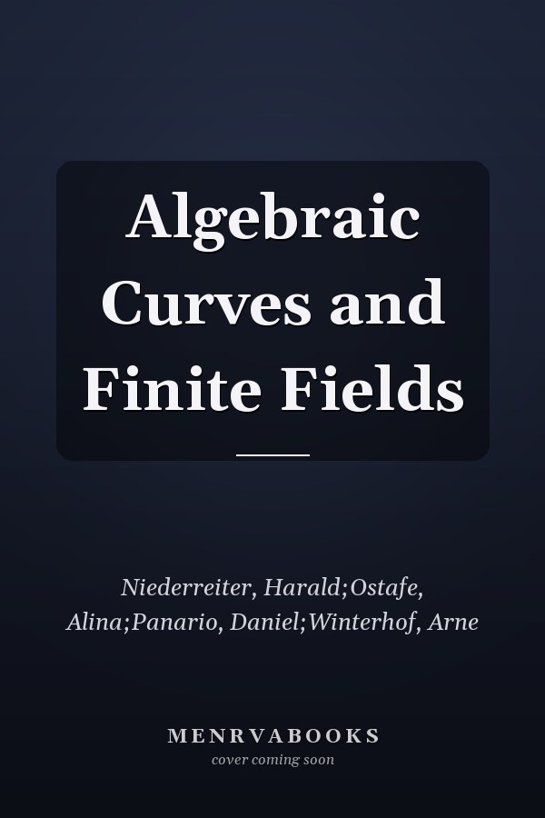 Algebraic Curves and Finite Fields