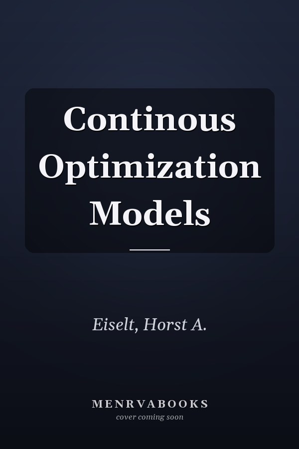 Continous Optimization Models