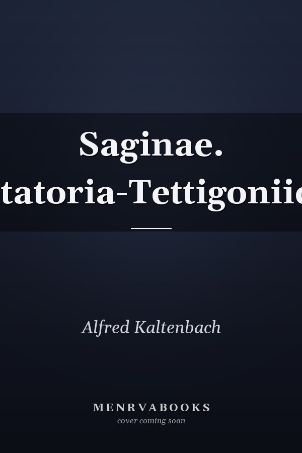 Saginae. Saltatoria-Tettigoniidae