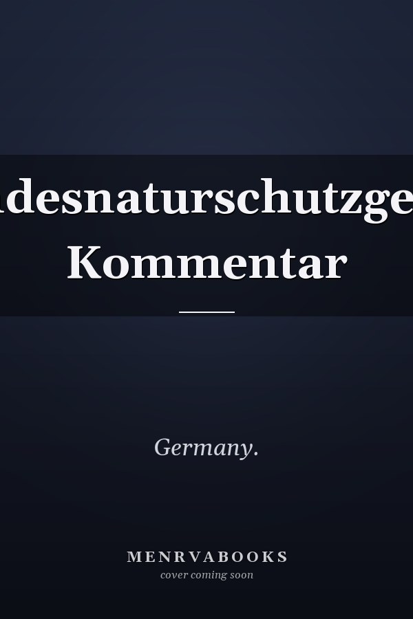 Bundesnaturschutzgesetz Kommentar