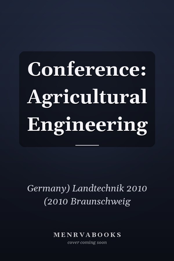 Conference: Agricultural Engineering