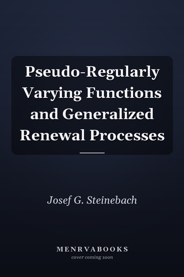 Pseudo-Regularly Varying Functions and Generalized Renewal Processes