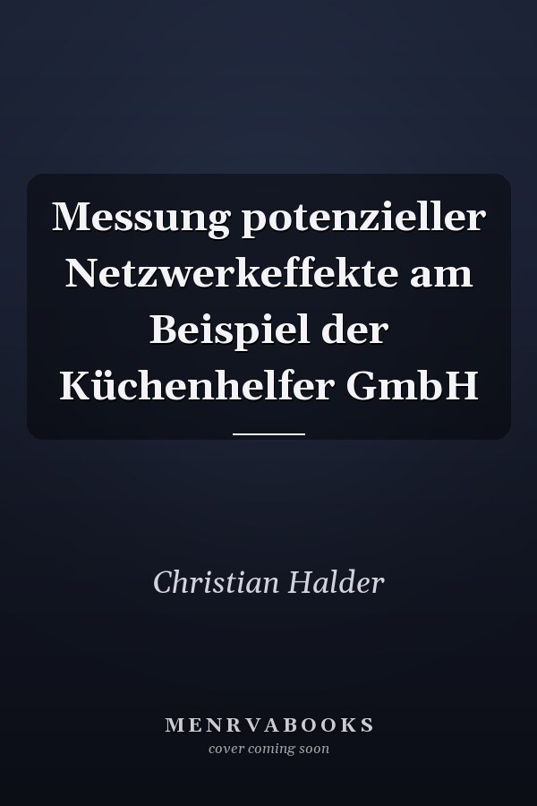 Messung potenzieller Netzwerkeffekte am Beispiel der Küchenhelfer GmbH
