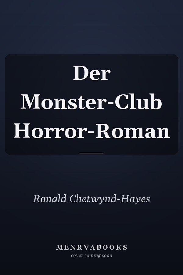 Der Monster-Club Horror-Roman