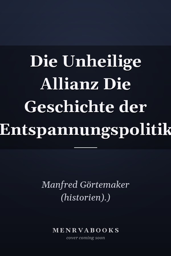 Die Unheilige Allianz Die Geschichte der Entspannungspolitik