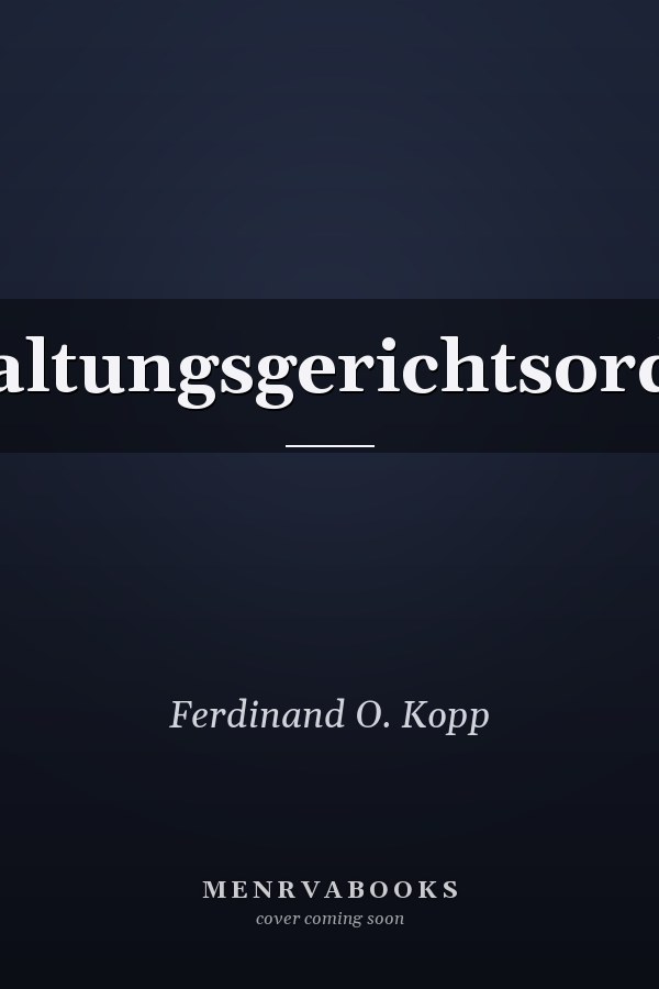 Verwaltungsgerichtsordnung