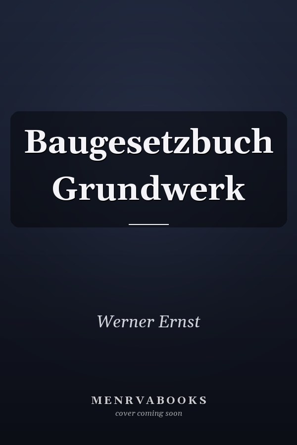 Baugesetzbuch Grundwerk