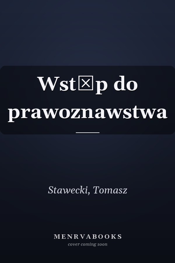 Wstęp do prawoznawstwa
