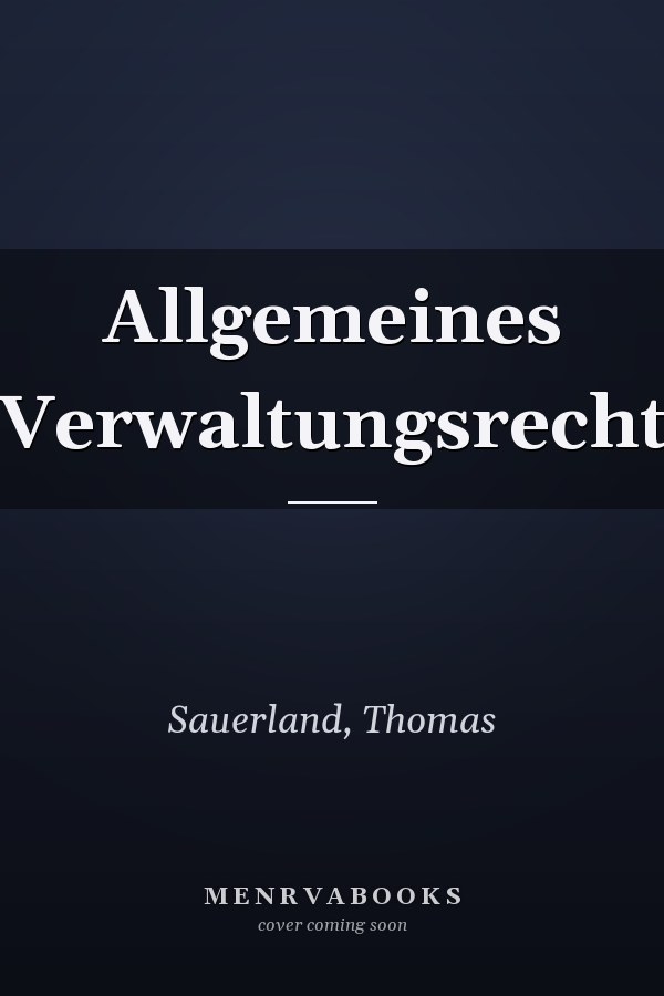 Allgemeines Verwaltungsrecht