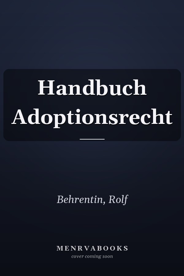 Handbuch Adoptionsrecht