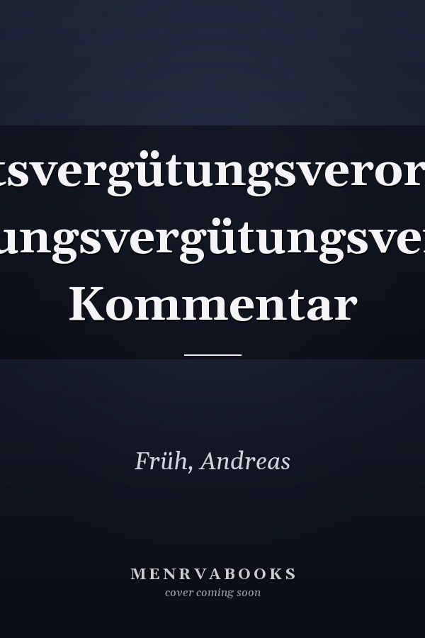 Institutsvergütungsverordnung, Versicherungsvergütungsverordnung: Kommentar