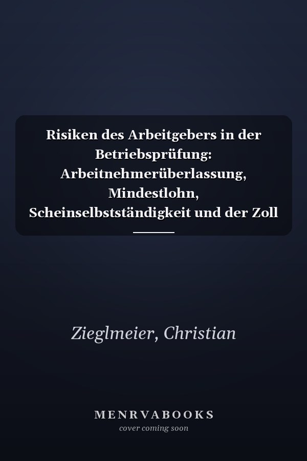 Risiken des Arbeitgebers in der Betriebsprüfung: Arbeitnehmerüberlassung, Mindestlohn, Scheinselbstständigkeit und der Zoll : Ratgeber