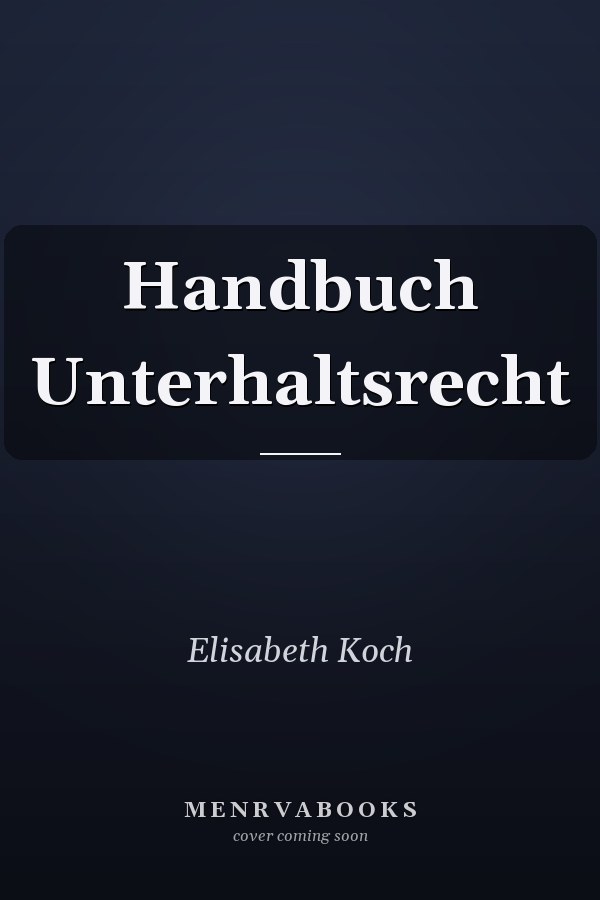 Handbuch Unterhaltsrecht