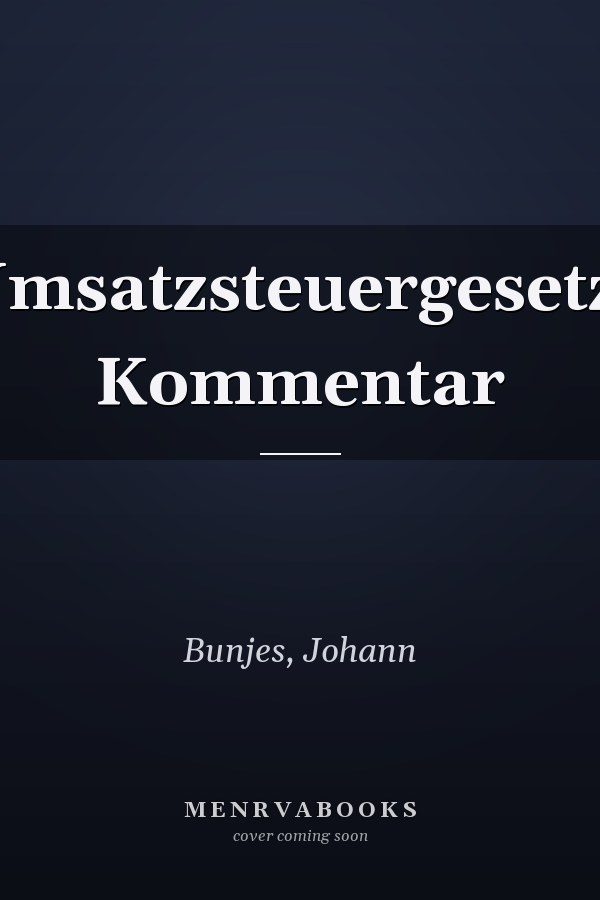Umsatzsteuergesetz: Kommentar
