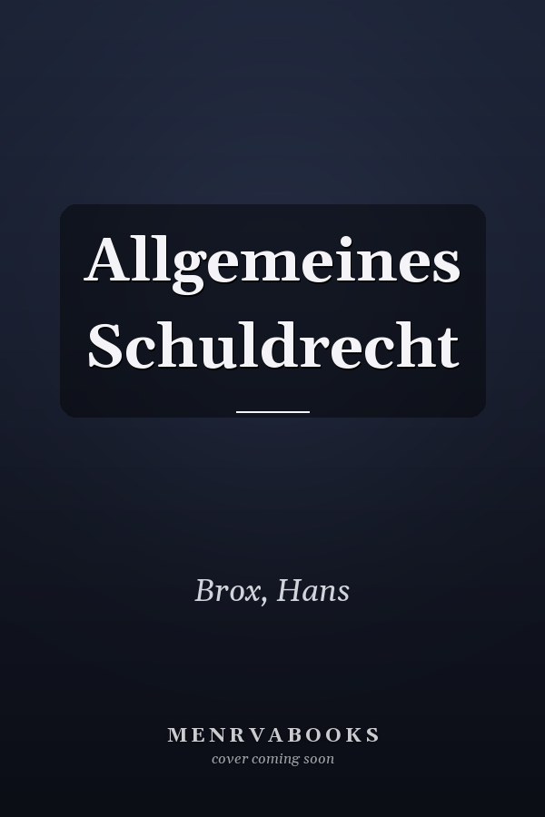 Allgemeines Schuldrecht
