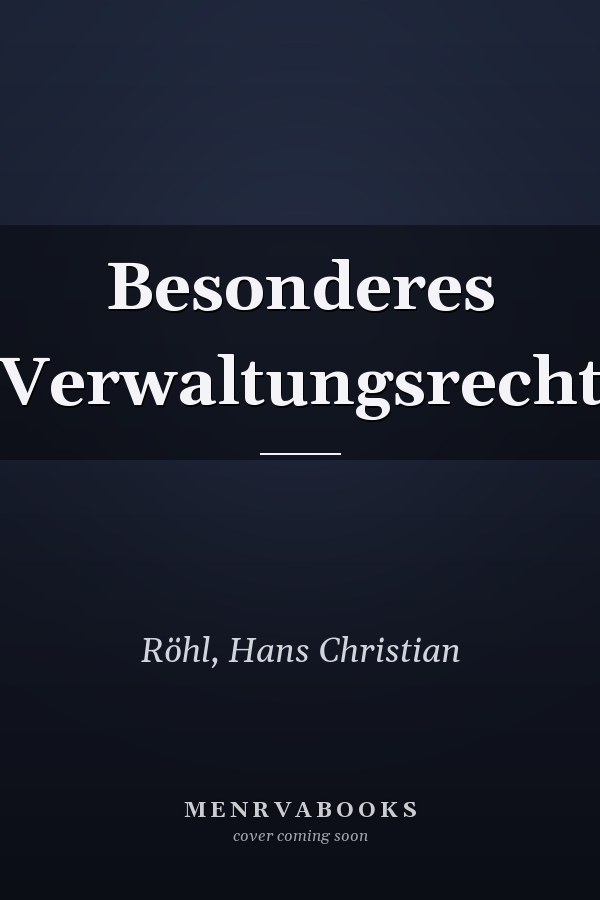 Besonderes Verwaltungsrecht