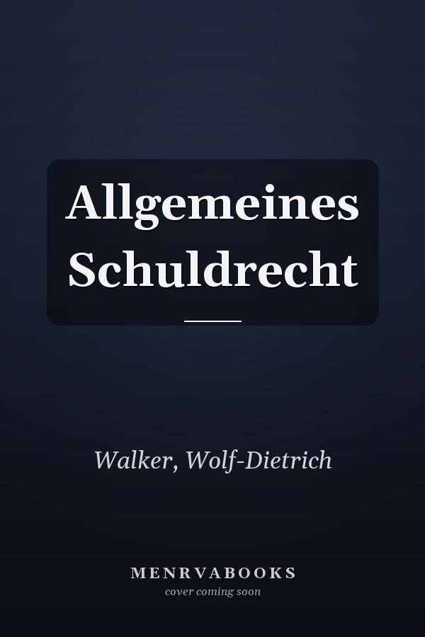 Allgemeines Schuldrecht