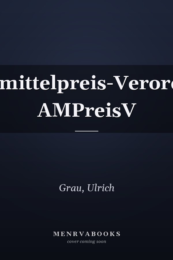 Arzneimittelpreis-Verordnung. AMPreisV