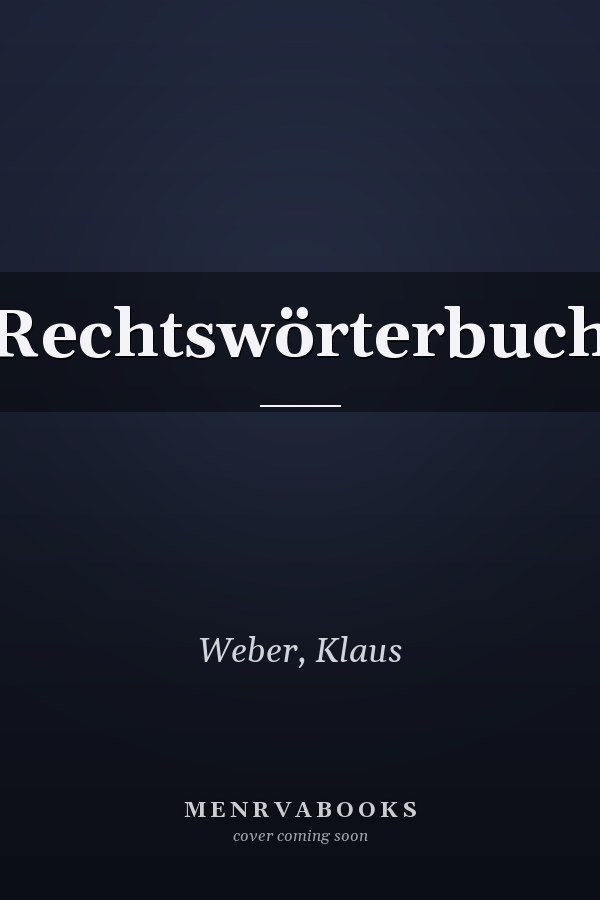 Rechtswörterbuch