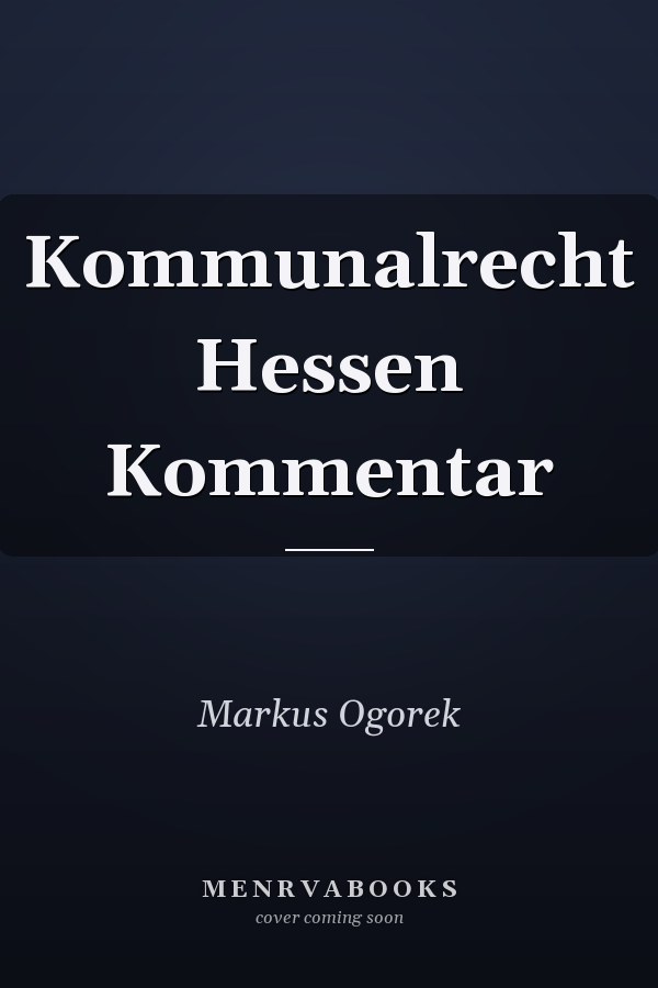 Kommunalrecht Hessen Kommentar