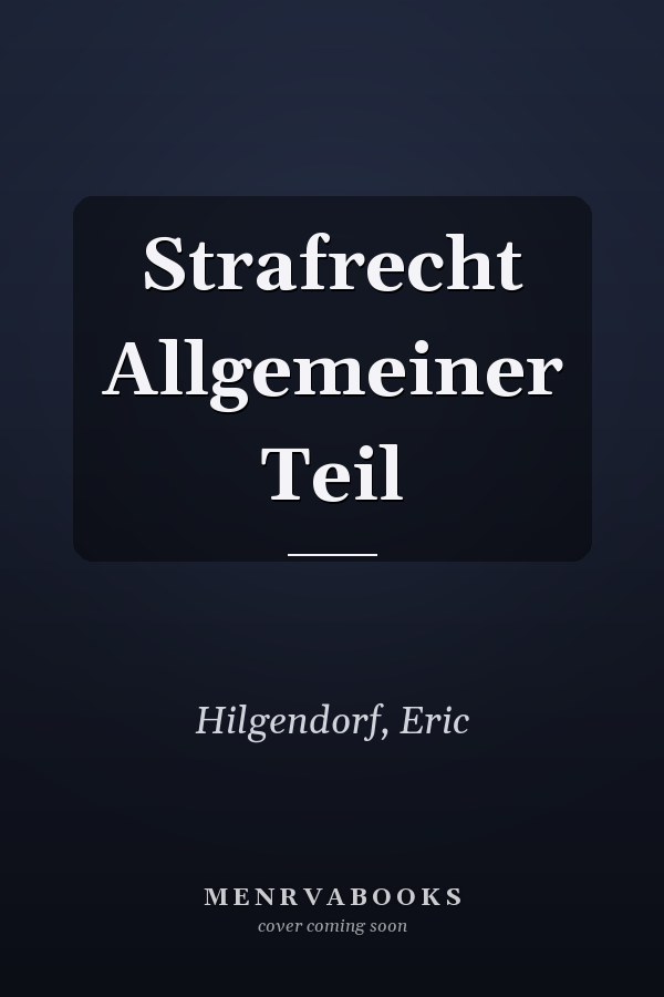 Strafrecht Allgemeiner Teil