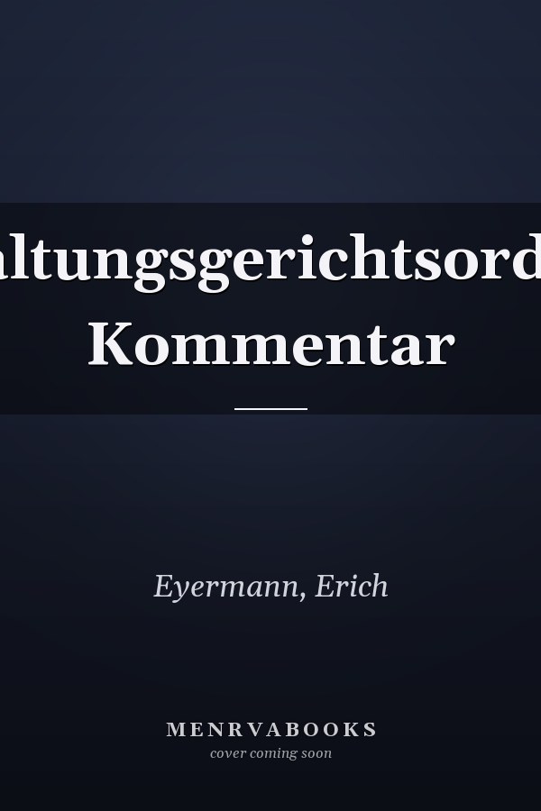 Verwaltungsgerichtsordnung: Kommentar