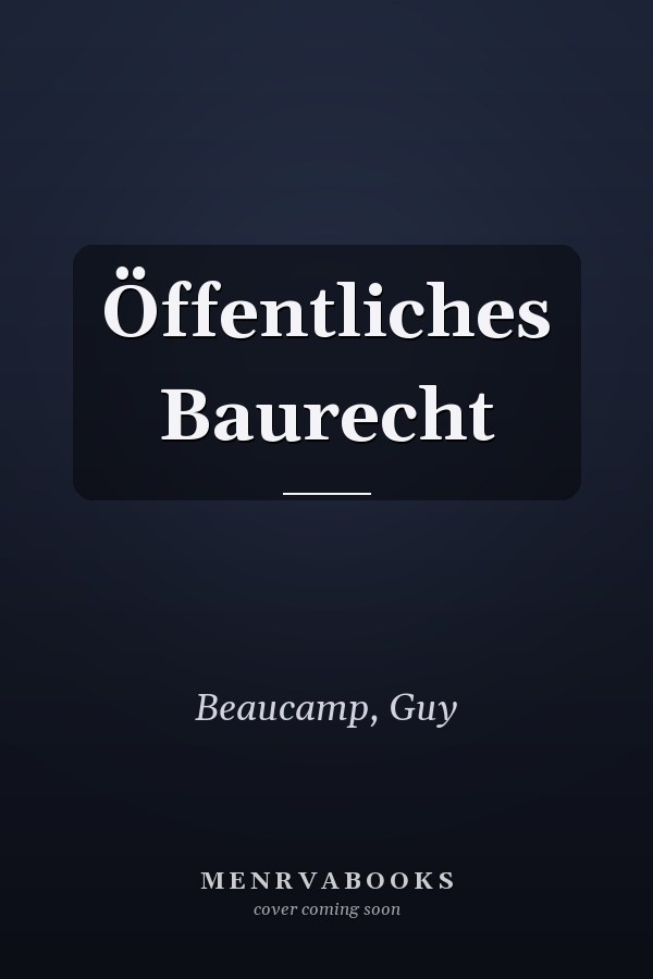 Öffentliches Baurecht