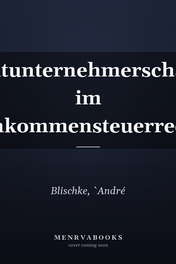 Mitunternehmerschaft im Einkommensteuerrecht