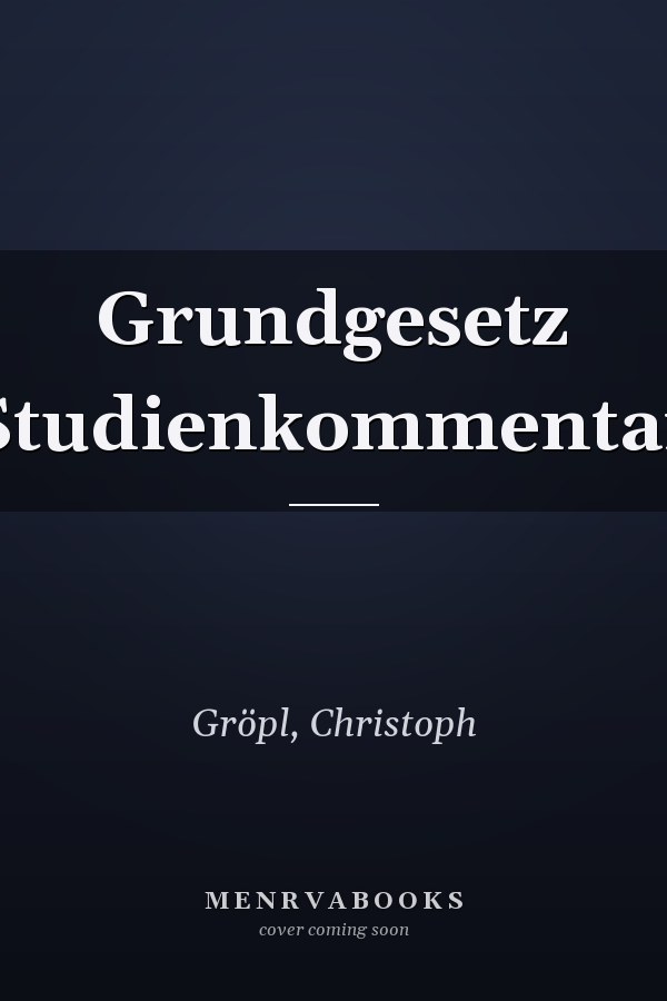 Grundgesetz Studienkommentar