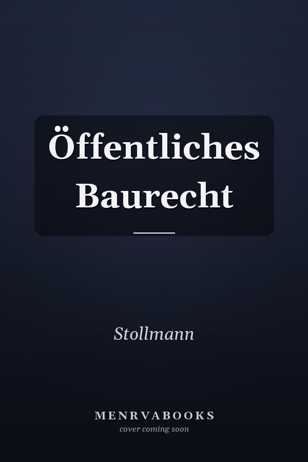 Öffentliches Baurecht