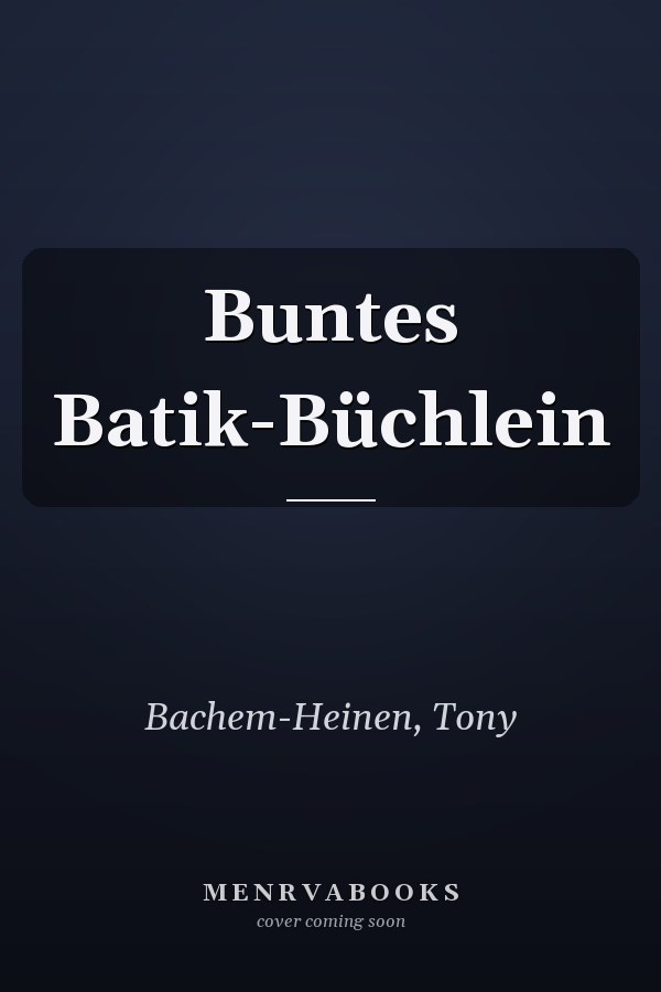 Buntes Batik-Büchlein