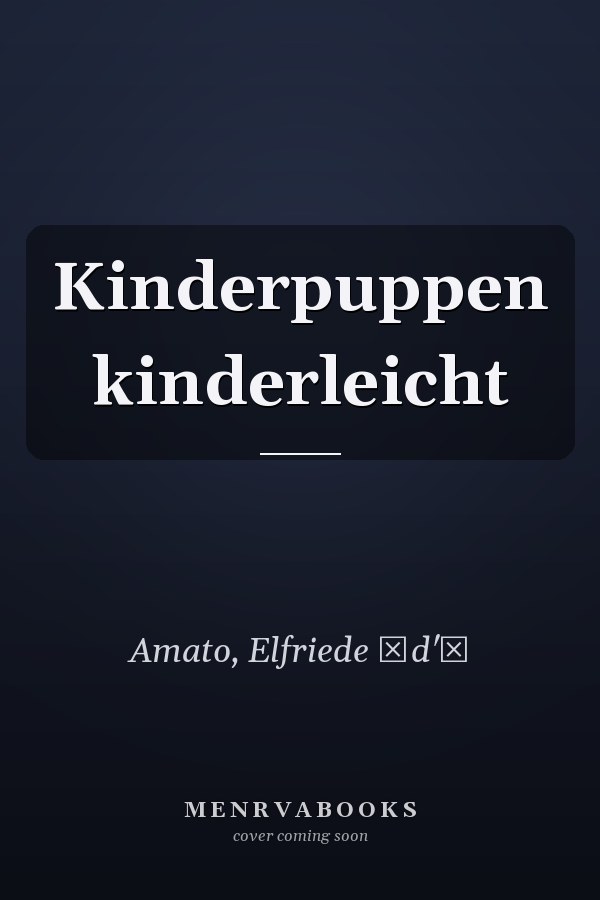 Kinderpuppen kinderleicht