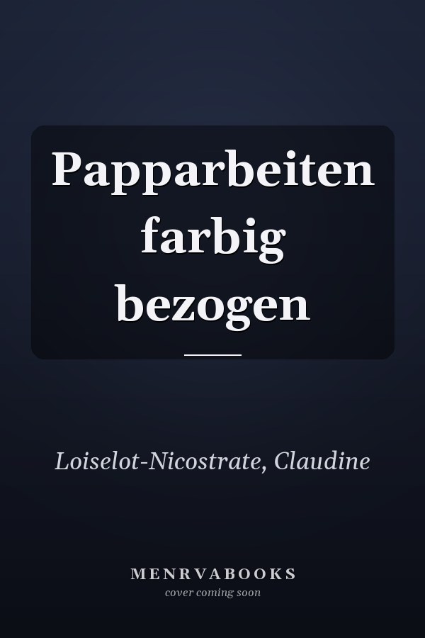 Papparbeiten farbig bezogen