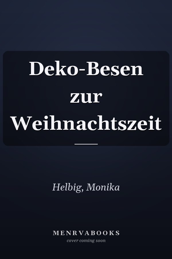 Deko-Besen zur Weihnachtszeit