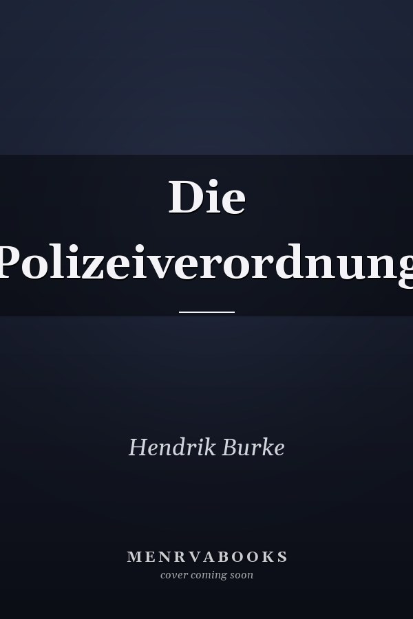 Die Polizeiverordnung