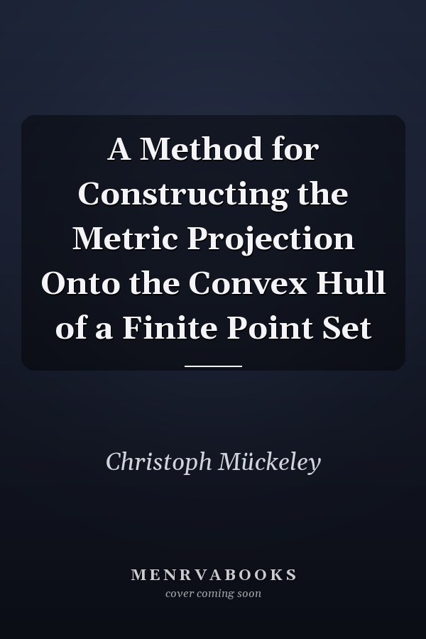 A Method for Constructing the Metric Projection Onto the Convex Hull of a Finite Point Set