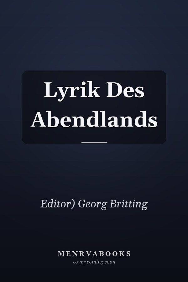Lyrik Des Abendlands